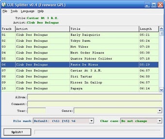 Imagen 1 para CUE Splitter