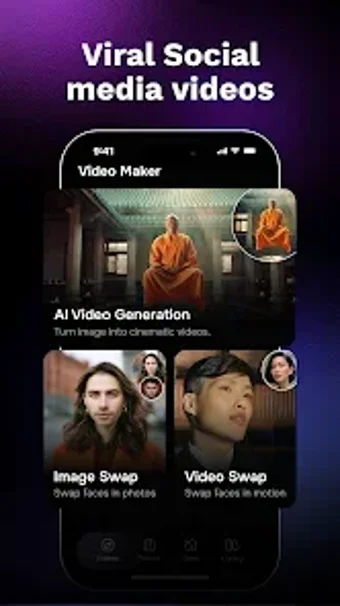 Bild 0 für VixyVid: AI Video Maker