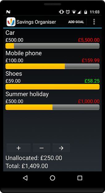 Image 0 pour Savings Organiser