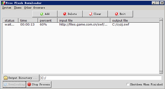 Image 0 for Free Flash Downloader