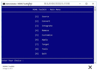 MSMG ToolKit