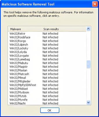 Windows Malicious Software Removal Tool