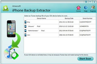 Amacsoft iPhone Backup Ex…の画像0