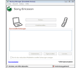 Obraz 1 dla Sony Ericsson PC Suite