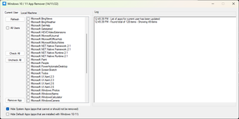Windows 1011 App Remover