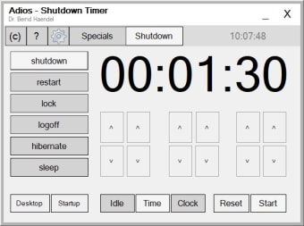 Adios - Shutdown Timer