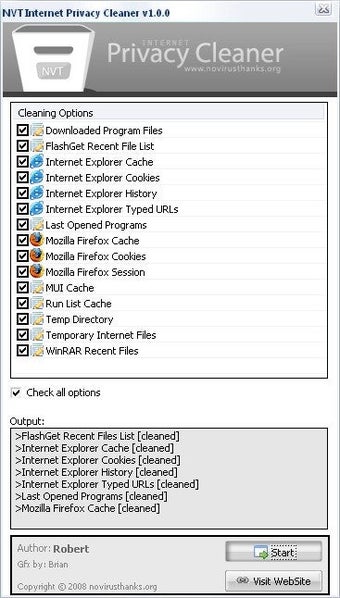 Immagine 0 per NVT Internet Privacy Clea…