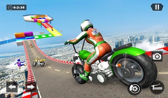 Imagen 10 para Dirt Bike Race Mega Ramp