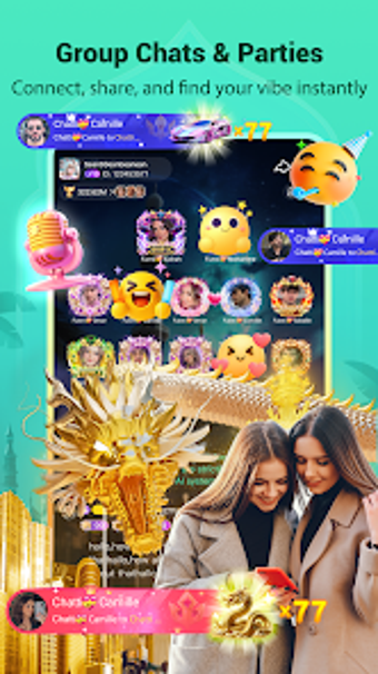 Image 0 pour Chatti-Group Voice Chat P…