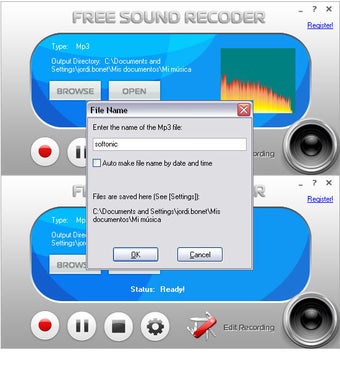 Obraz 4 dla Free Sound Recorder