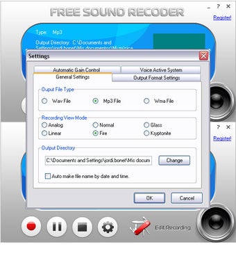 Immagine 1 per Free Sound Recorder