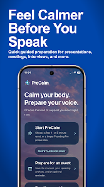 PreCalm: Public Speakingの画像0