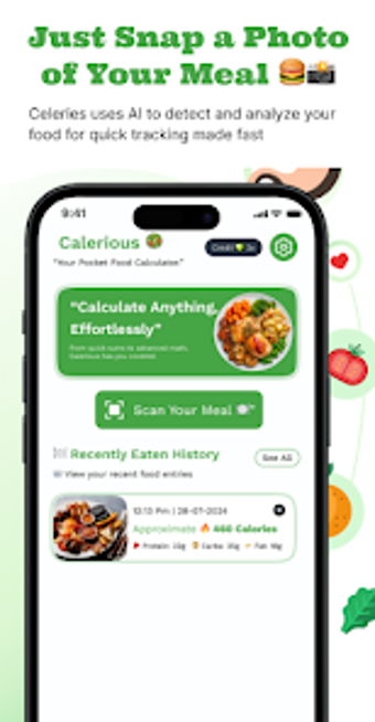 Bild 0 für Calerious - Calorie Count…
