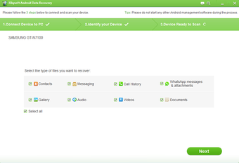 Bild 7 für iSkysoft Android Data Rec…