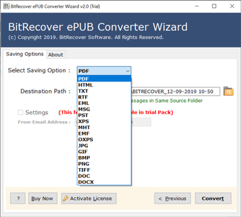 Obraz 0 dla ePUB Converter Wizard