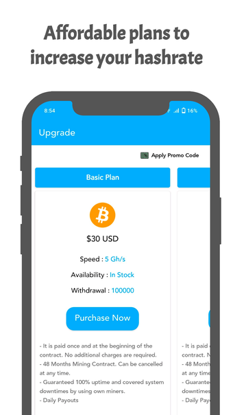 Immagine 0 per TurboMiner - BTC Cloud Mi…