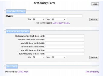 Obraz 0 dla Arch Search Engine