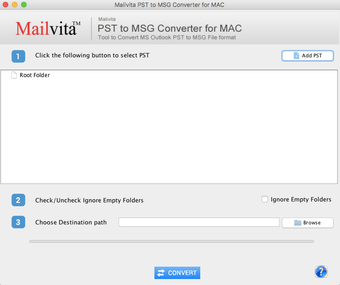 Image 0 pour MailVita PST to MSG Conve…