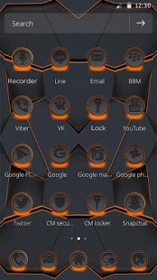 Black Orange Theme