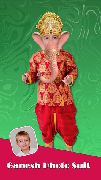 Ganesh Photo Suit – Bal Ganesh Photo Suit