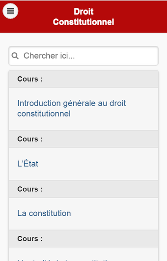 Droit Constitutionnel : Cours