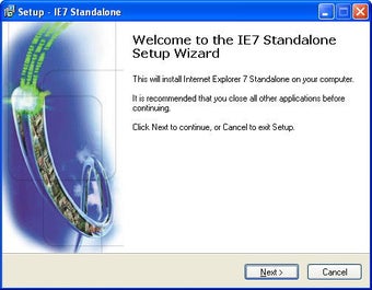 Image 1 for IE7 Standalone