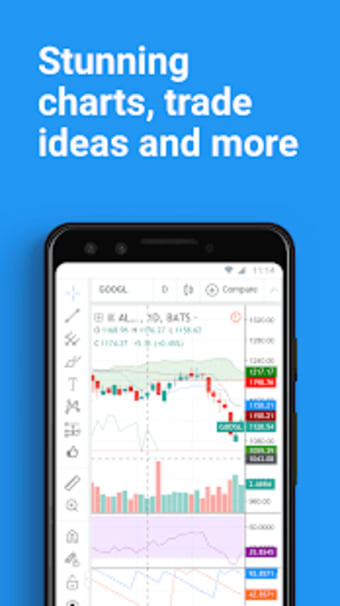 TradingView - Stock charts Forex  Bitcoin price