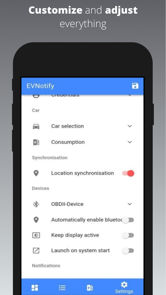 EVNotify - the app for your electric vehicle