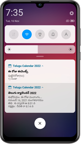 Telugu Calendar 2022