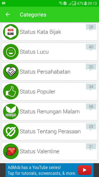 Imagen 0 para Status WA Lengkap - Keren…