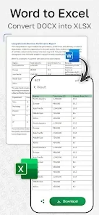Image 0 for Word to Excel Converter -…