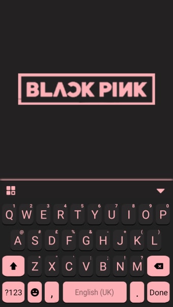 Black Pink Blink Keyboard Background