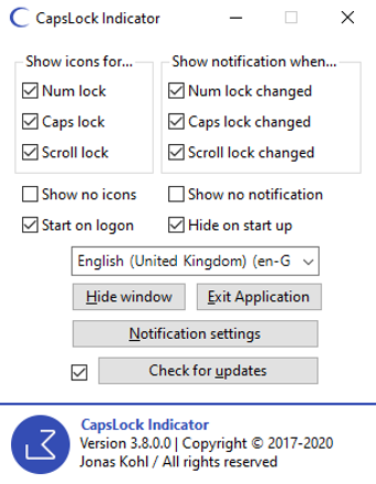 CapsLock Indicator