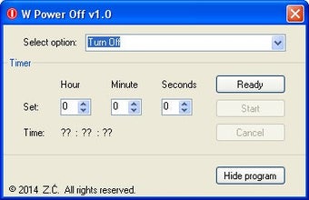 Image 0 for W Power Off