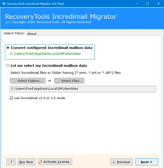 RecoveryTools IncrediMail…の画像0