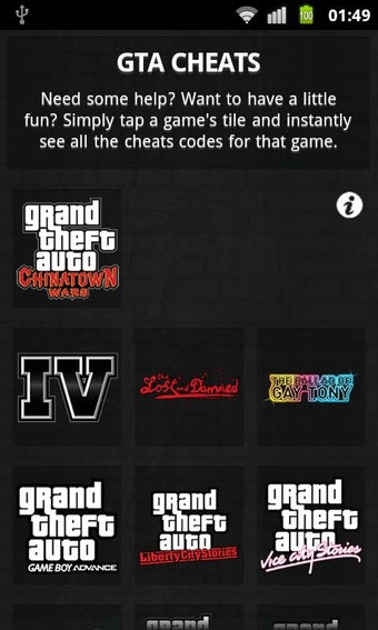 GTA for Cheats APK Monitor Shots 6