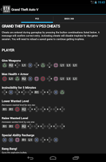 GTA for Cheats APK UI shots 2