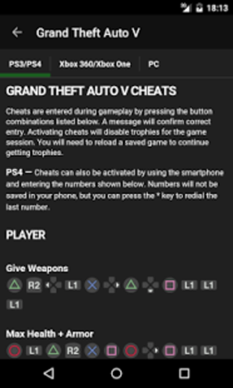 GTA for Cheats APK Screen Pics 7