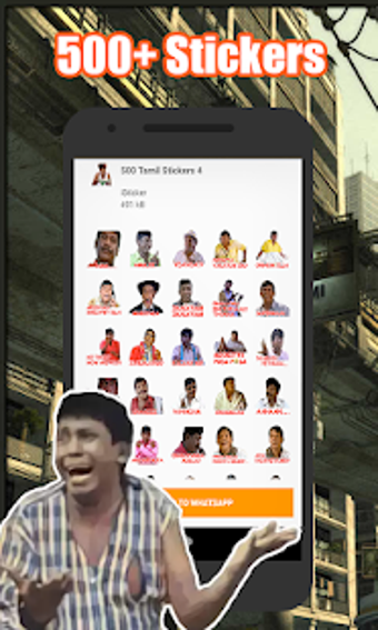 500 Tamil Stickers for WhatsApp - WAStickerApp