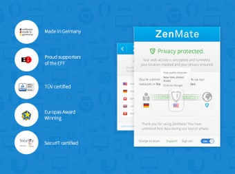 Image 4 for ZenMate VPN for Firefox