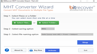 Bild 0 für BitRecover MHT Converter