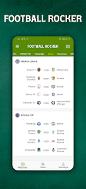 Download Football Rocker - Live Score 1.0.0 for Android - Filehippo.com