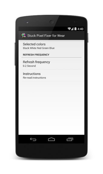 Immagine 0 per Stuck Pixel Fixer for Wea…