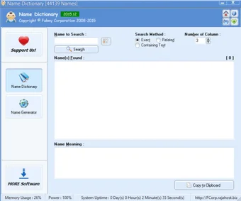 Immagine 0 per FCorp - Name Dictionary