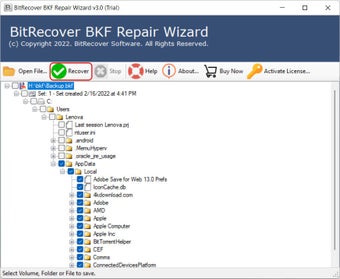 Bild 0 für BitRecover BKF Repair Too…