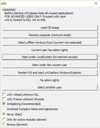 Image 0 pour Universal Virus Sniffer