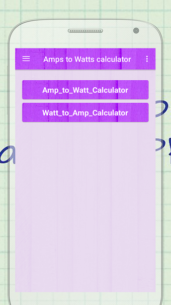 Imagen 0 para Amps to Watts Calculator