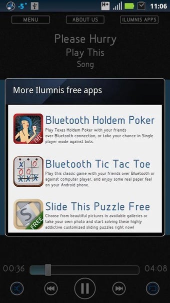 Immagine 2 per Bluetooth Music Player Fr…