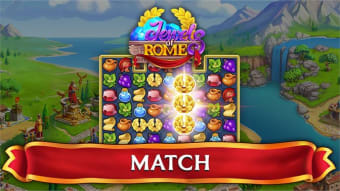 Jewels of Rome: Match-3 and City Building Game!