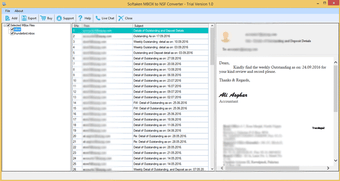 Softaken MBOX to NSF Converter